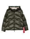 After Label Helsinki Hooded Quilted Jacket In Gray