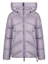 After Label Helsinki Puffer Jacket In Purple