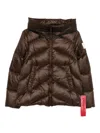 After Label Helsinky Hooded Jacket In Brown