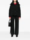 After Label Hooded Jacket In Black