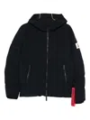 After Label Hooded Padded Jacket In Black