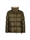 After Label Press-stud Puffer Jacket In Green