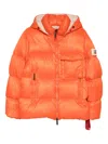 After Label Katalla Hooded Coat In Orange