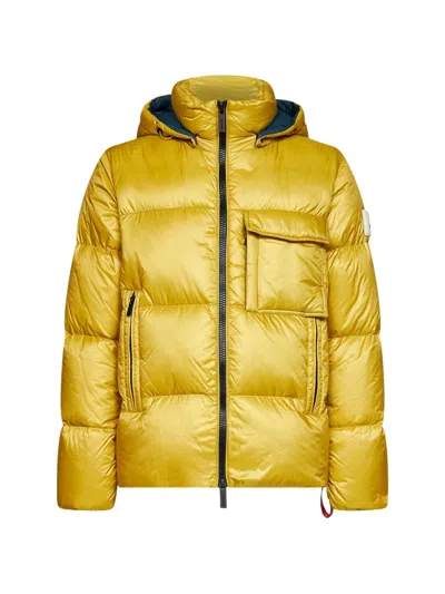 After Label Katalla Hooded Padded Jacket In Yellow