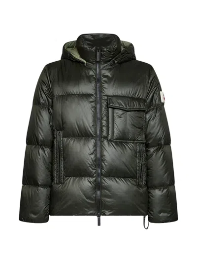After Label Katalla Padded Hooded Jacket In Green