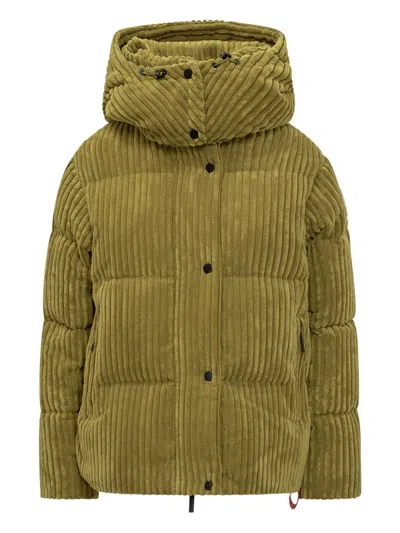After Label Kipnuk Corduroy-effect Hooded Jacket In Green