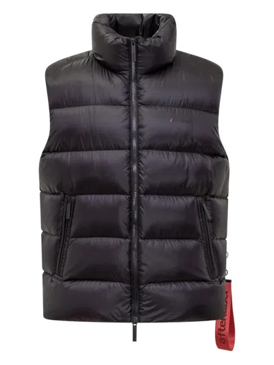After Label Kirovsk Zip-fastening Gilet In Black