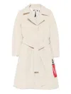 After Label Oklan Belted Coat In Neutral