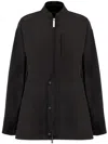 After Label Zipped Jacket In Black