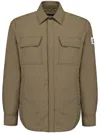After Label Patch-pocket Military Jacket In Green