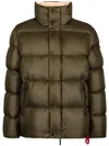 After Label Press-stud Puffer Jacket In Green