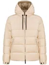 After Label Quilted-design Hooded Puffer Jacket In Neutral