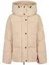 After Label Kipnuk Hooded Corduroy Jacket In Neutral