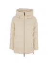 After Label Padded Single-breasted Coat In Neutral