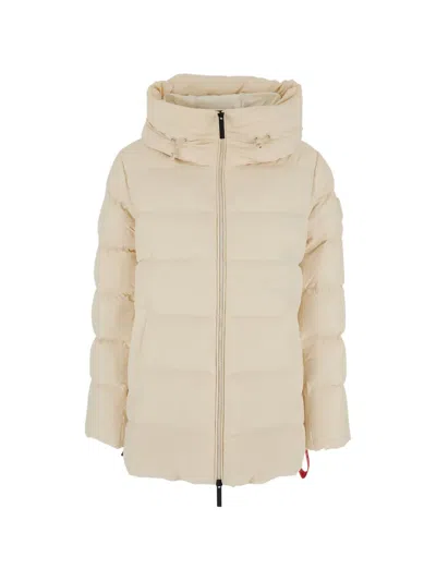 After Label Padded Single-breasted Coat In Neutral