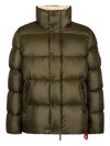 After Label Press-stud Puffer Jacket In Green