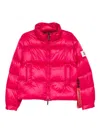 After Label Puffer Padded Jacket In Red