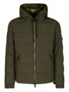 After Label Quilted Padded Jacket In Green