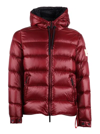 After Label Quilted Puffer Jacket With Hood And Adjustable Features In White
