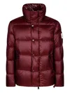 After Label Chamonix Padded Jacket In Burgundy