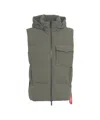 After Label Stewart' Quilted Vest In Gray
