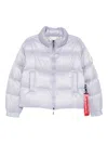 After Label Turku Quilted Puffer Jacket In Blue