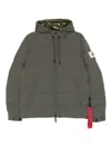 After Label Verbier Hooded Jacket In Gray