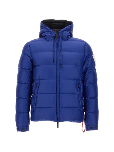 After Label Verbier Quilted Down Jacket In Blue