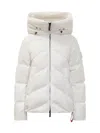 After Label White  Down Jacket With Hood In White