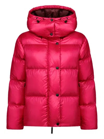 AFTER LABEL ZIP-FASTENING HOODED PUFFER JACKET