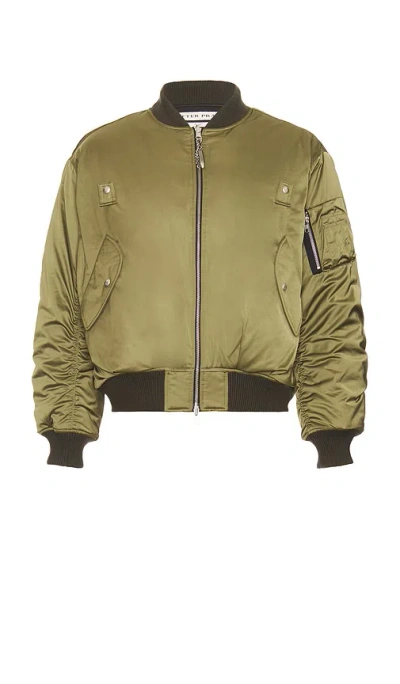 After Pray Reversible Ma-1 Bomber In Khaki