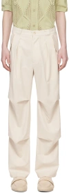 AFTER PRAY BEIGE TECHNICAL TROUSERS