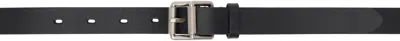 After Pray Black Essential Layered Buckle Belt
