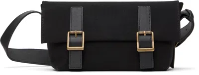 After Pray Black Folded Satchel Bag
