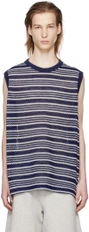 AFTER PRAY NAVY STRIPED TANK TOP