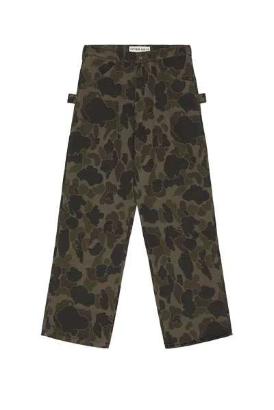 AFTER PRAY NEO WASHED WORK PANTS CLOUD CAMO