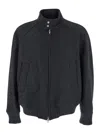 After Pray 'regards' Grey Jacket With Front Zip Closure In Wool Blend Man In Gray