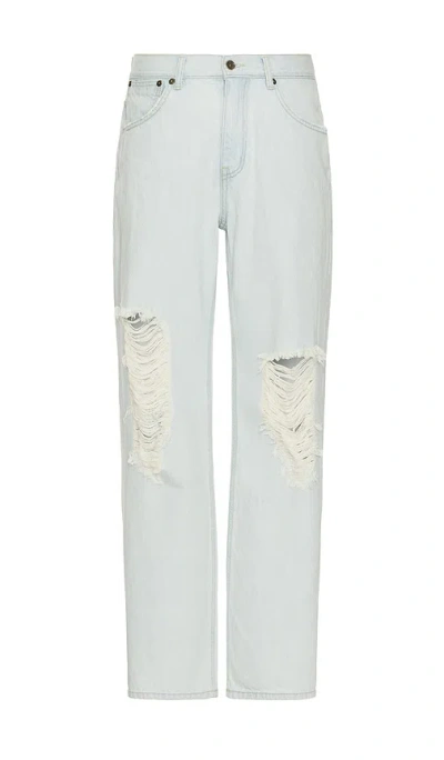 After Pray Relaxed Destroyed Jeans In Light Indigo