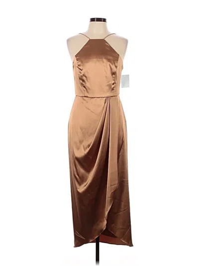 Pre-owned After Six Cocktail Dress In Brown