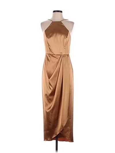 Pre-owned After Six Cocktail Dress In Brown
