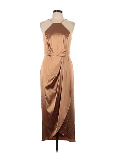 Pre-owned After Six Cocktail Dress In Brown