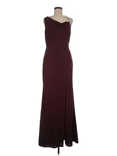 Pre-owned After Six Cocktail Dress In Burgundy