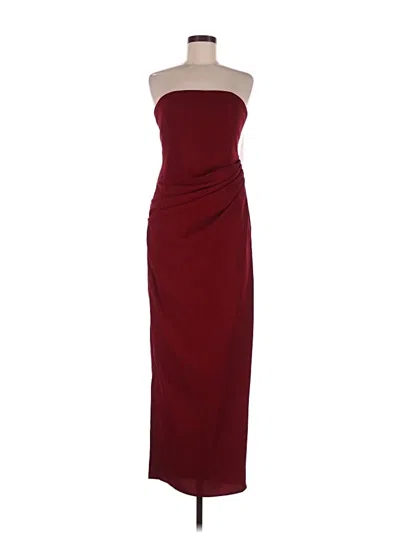 Pre-owned After Six Cocktail Dress In Burgundy