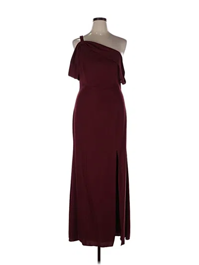 Pre-owned After Six Cocktail Dress In Burgundy