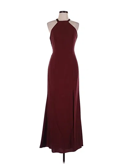 Pre-owned After Six Cocktail Dress In Burgundy