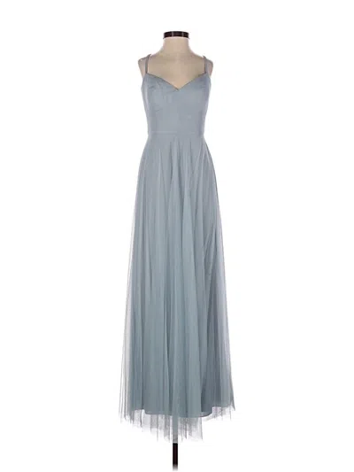 Pre-owned After Six Cocktail Dress In Gray