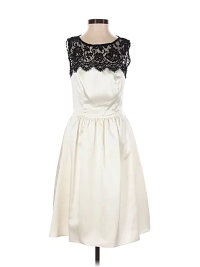 Pre-owned After Six Cocktail Dress In Ivory
