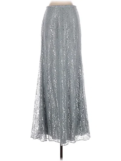 Pre-owned After Six Formal Skirt In Silver