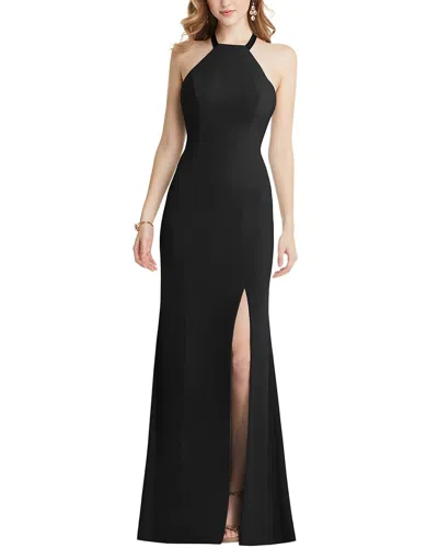 After Six High Neck Dress In Black