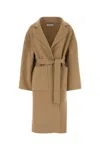 Aftercoat Camel Wool Blend Coat In Brown